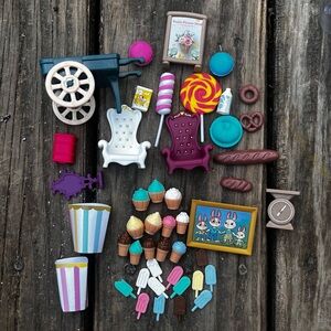 HONEY BEE ACRES BUNDLE OF  43 ITEMS-ICE CREAM & ACCESSORIES